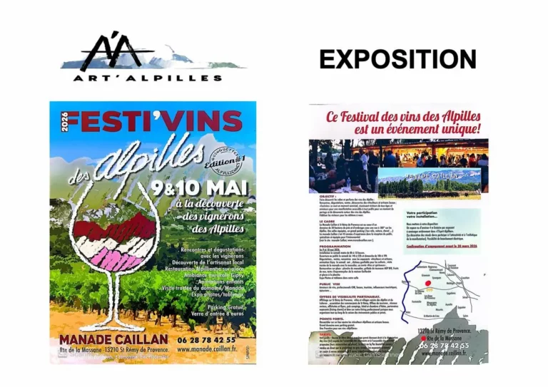 Affiche exposition manade Caillan