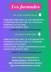Partenariat avec simplement vous conseillère en image personnelle